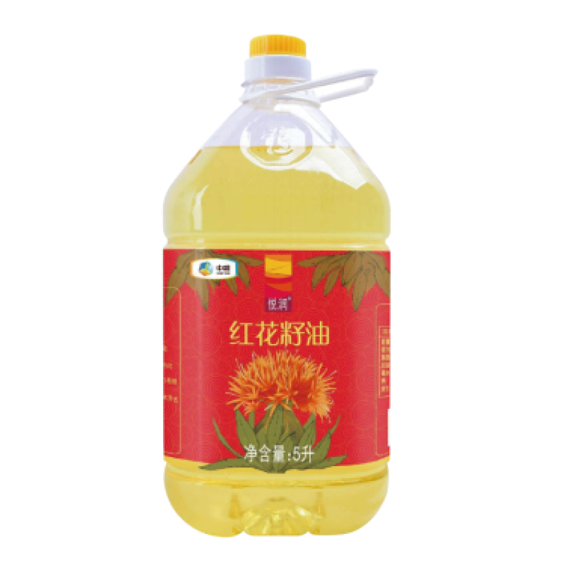 中粮悦润红花籽油5l