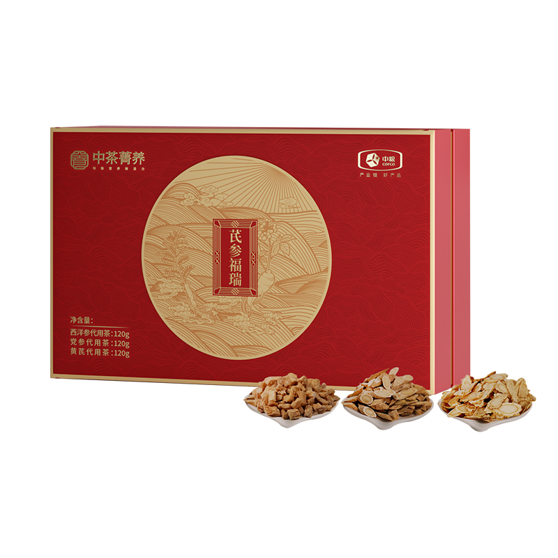 中茶菁养芪参福瑞礼盒360g